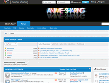 Tablet Screenshot of anime-sharing.com